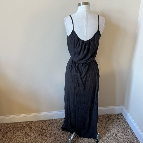Boden Black Braided Tie Waist Maxi Dress 21878 - Picture 6 of 8